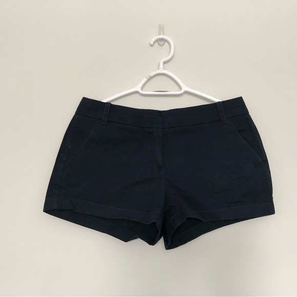 J. Crew chino shorts navy blue size 6 - Picture 1 of 3